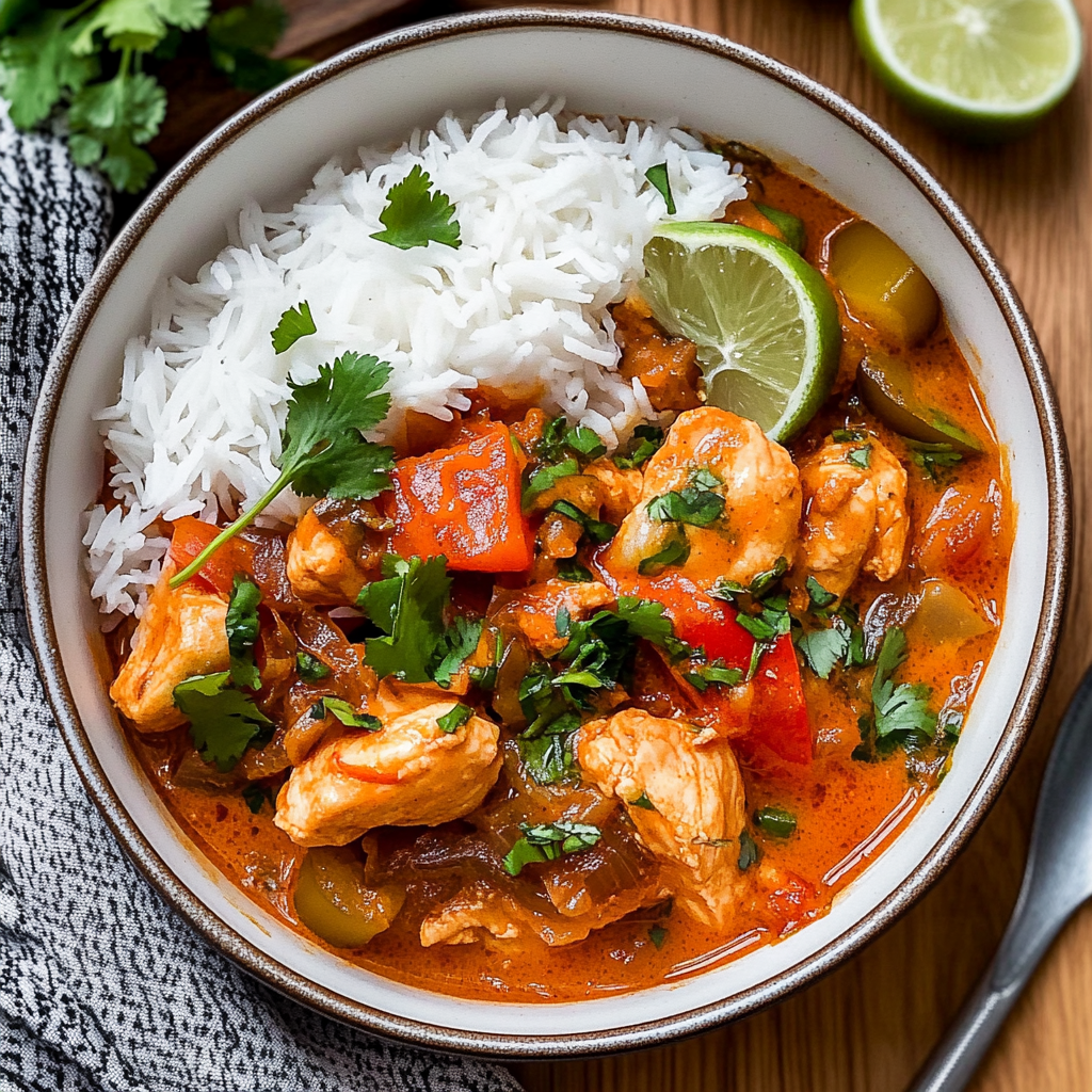 Recipe preparation for panang curry