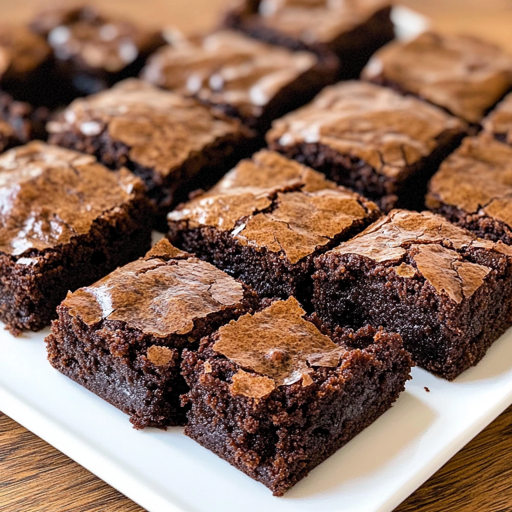 Recipe preparation for fudge brownies