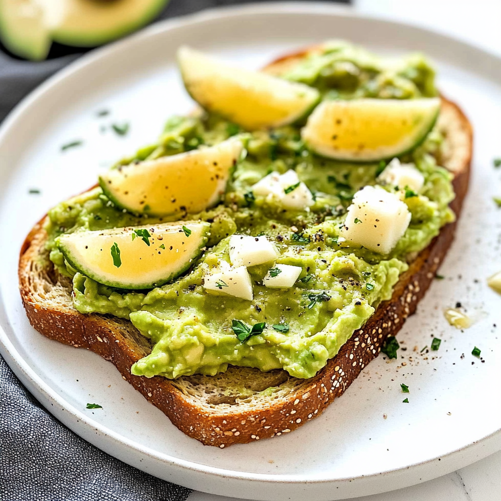 Recipe preparation for avocado toast recipe