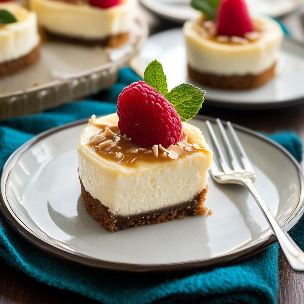 Recipe preparation for mini cheesecakes