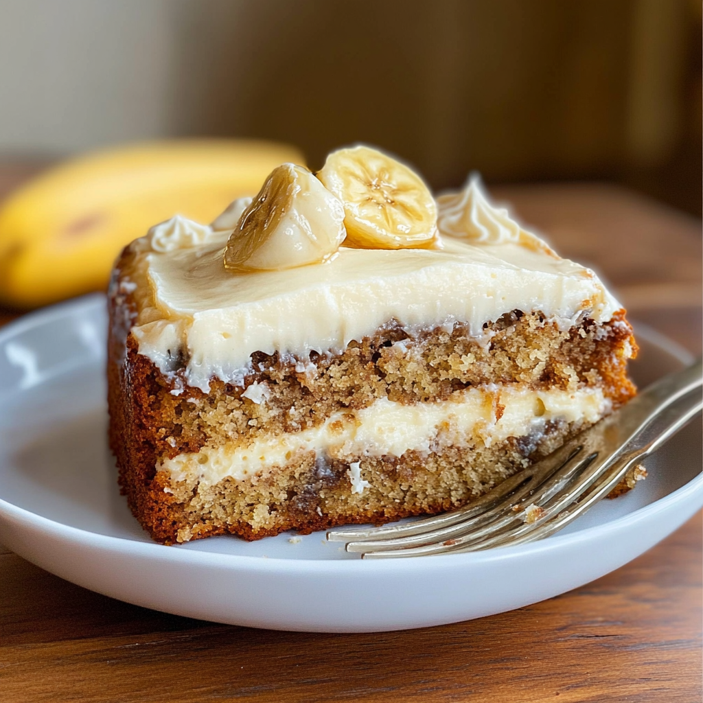 Recipe preparation for banana cake recipe