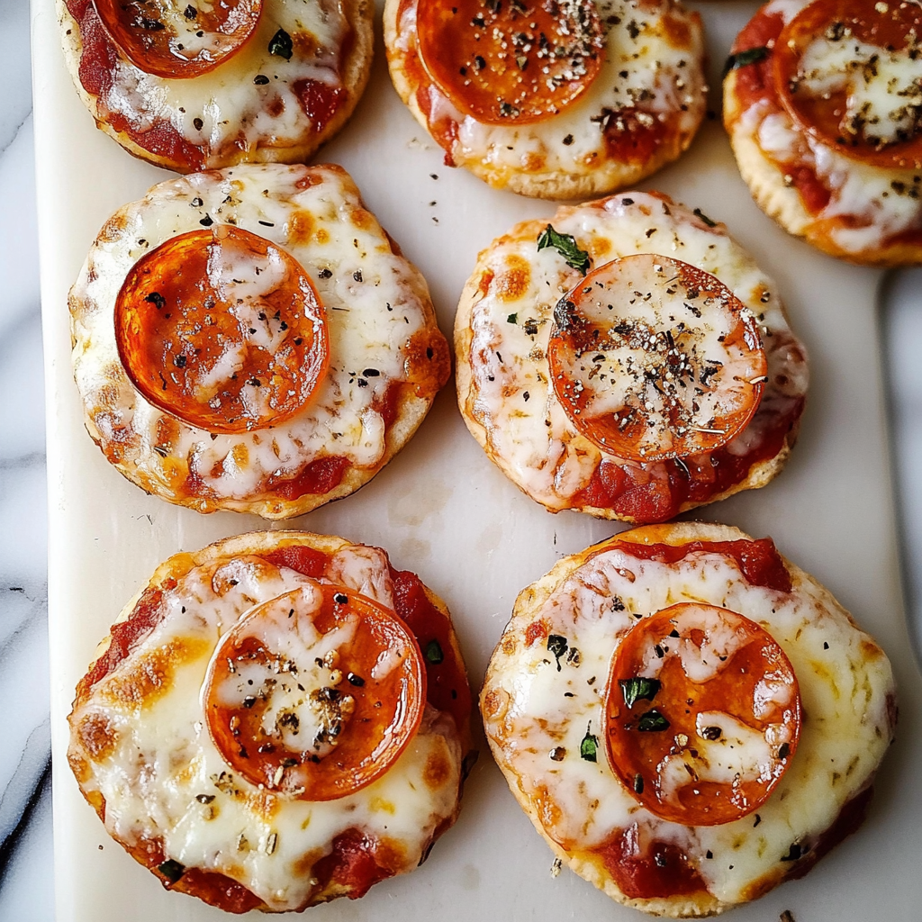 Recipe preparation for english muffin pizza