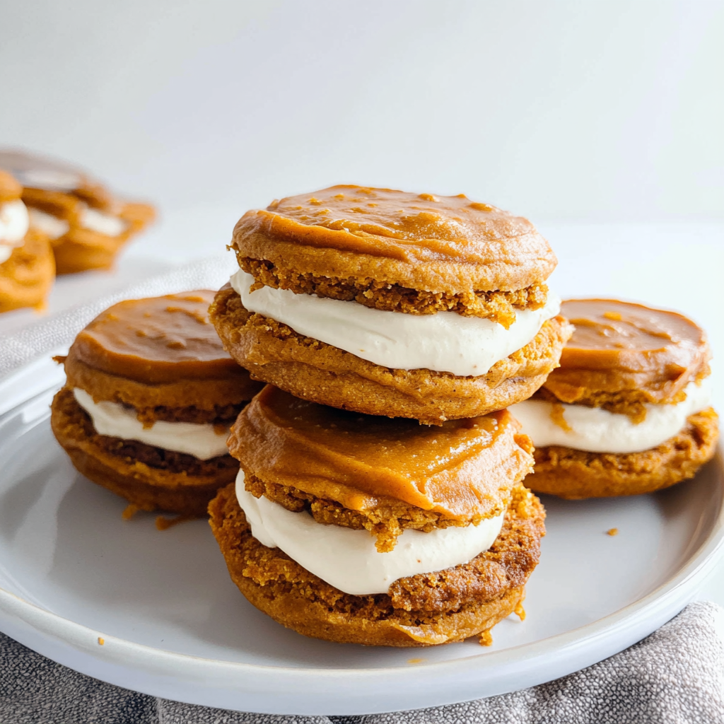 Recipe preparation for pumpkin whoopie pies