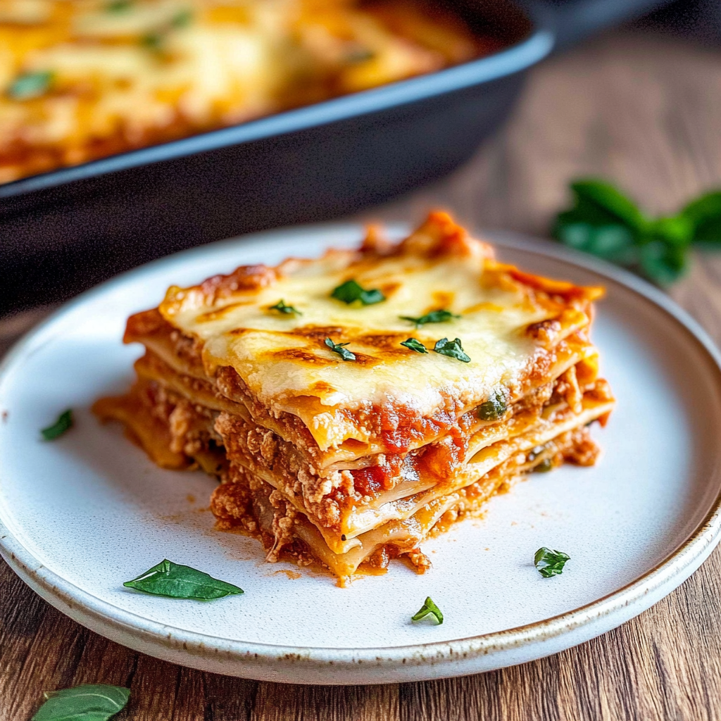 Recipe preparation for classic lasagna recipe