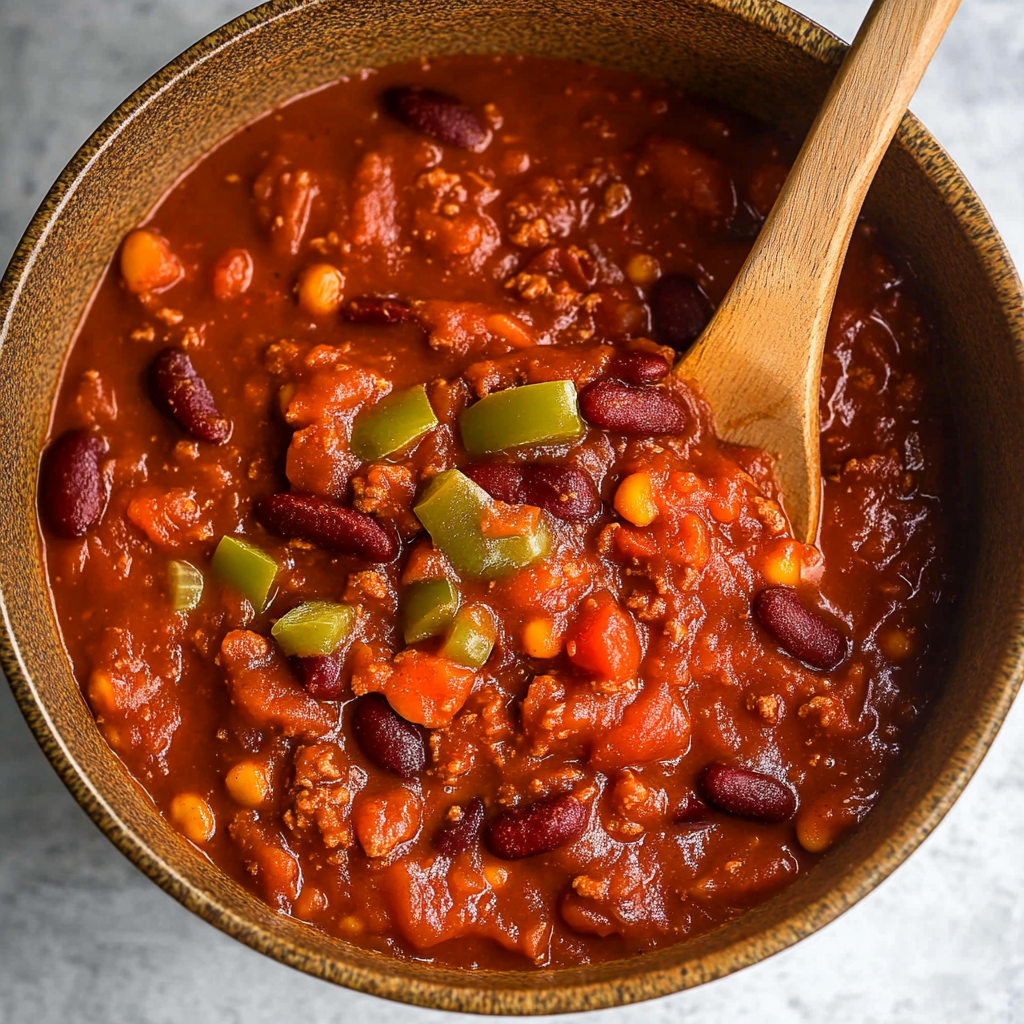 Recipe preparation for vegan chili recipe