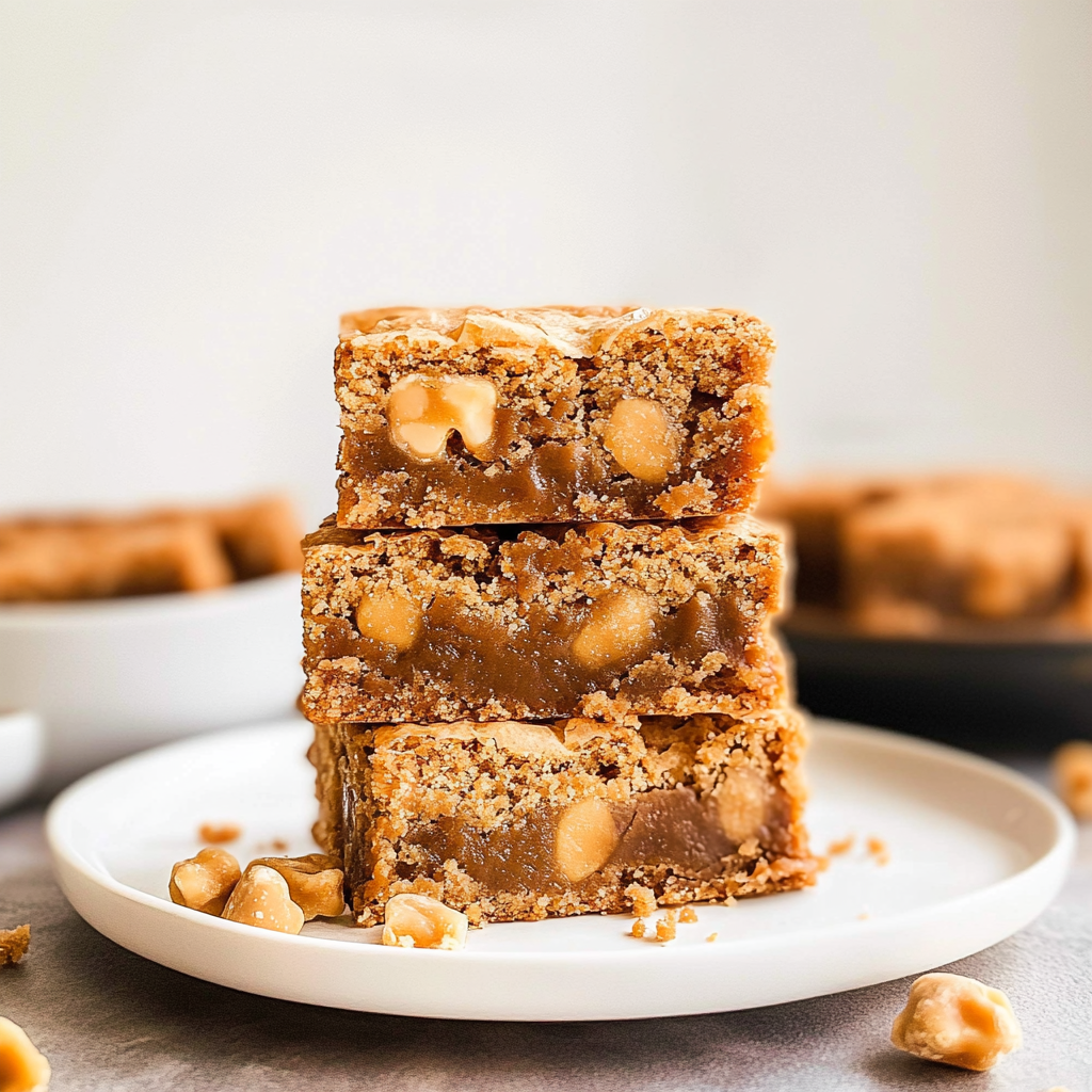 Recipe preparation for blondies recipe