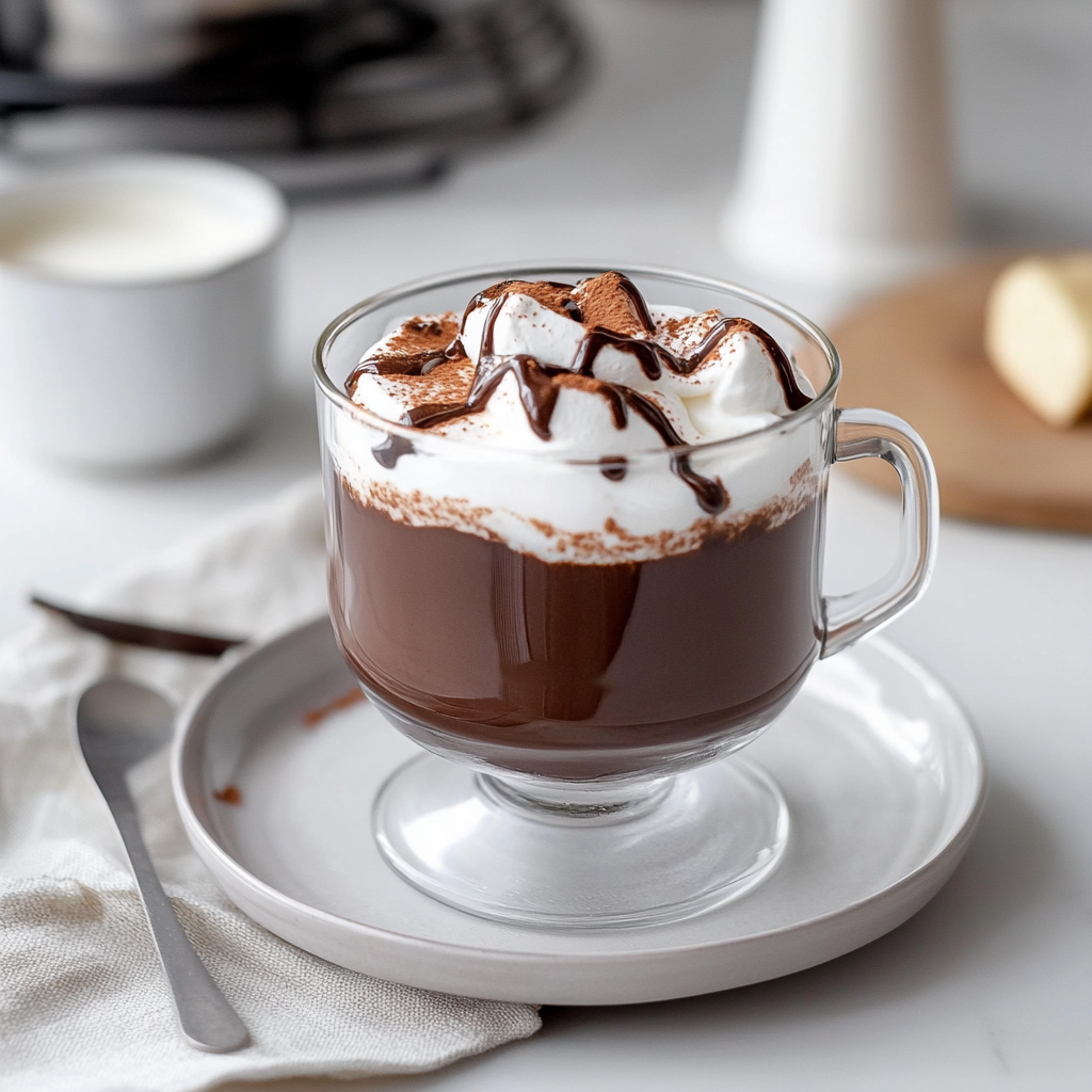 Recipe preparation for hot chocolate recipes