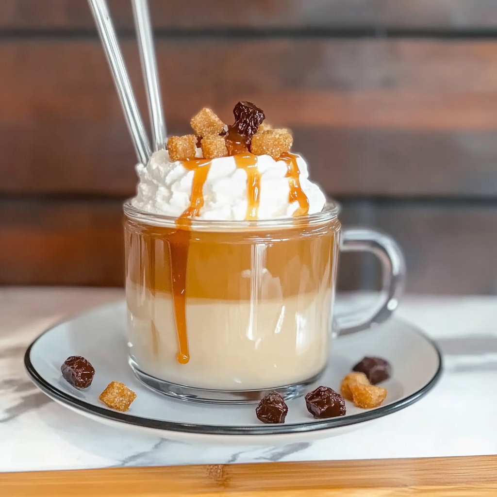 Recipe preparation for iced caramel macchiato recipe