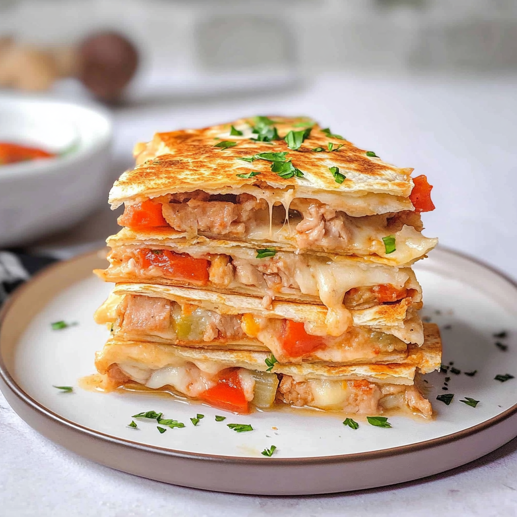 Recipe preparation for air fryer quesadilla