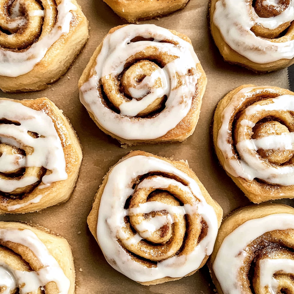 Recipe preparation for cinnamon rolls with cookie butter filling