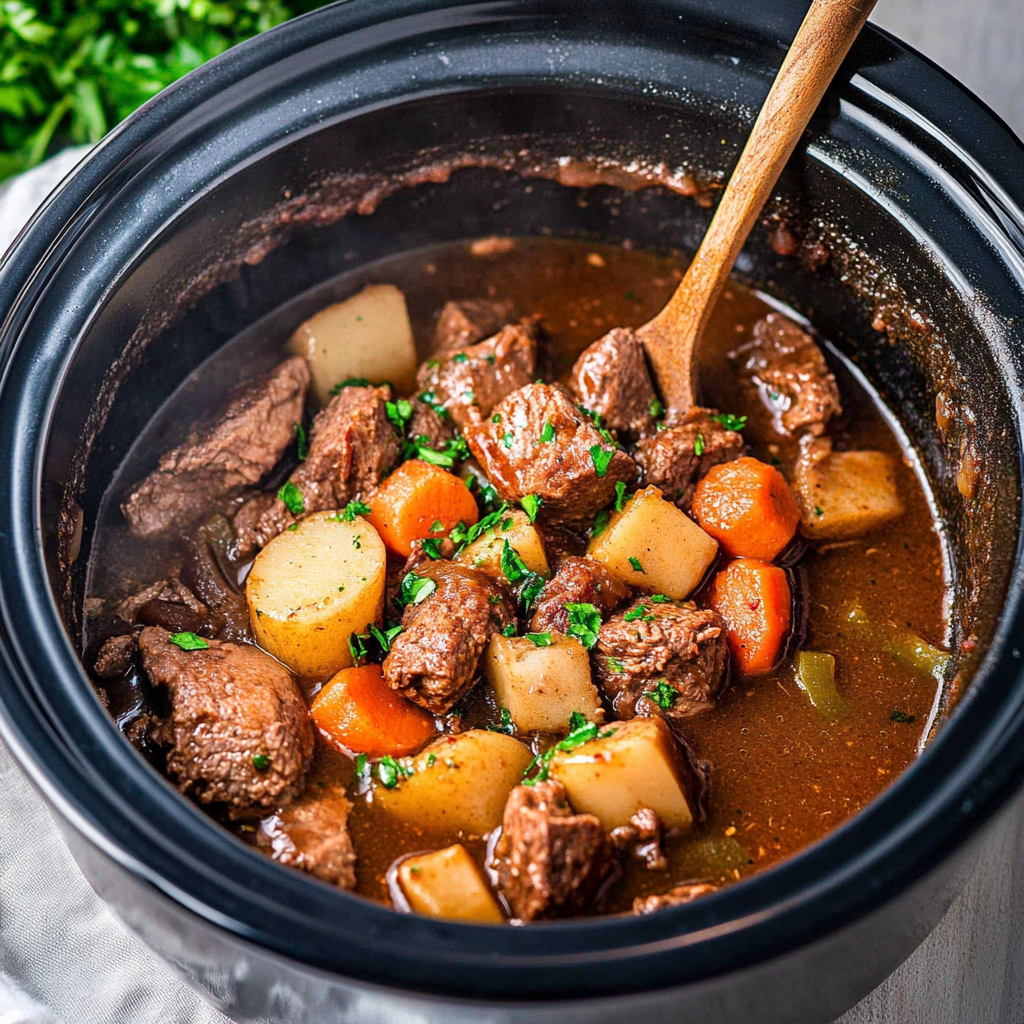 Recipe preparation for beef stew crock pot recipes