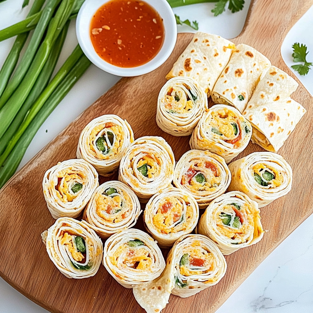 Recipe preparation for roll ups tortilla pinwheels
