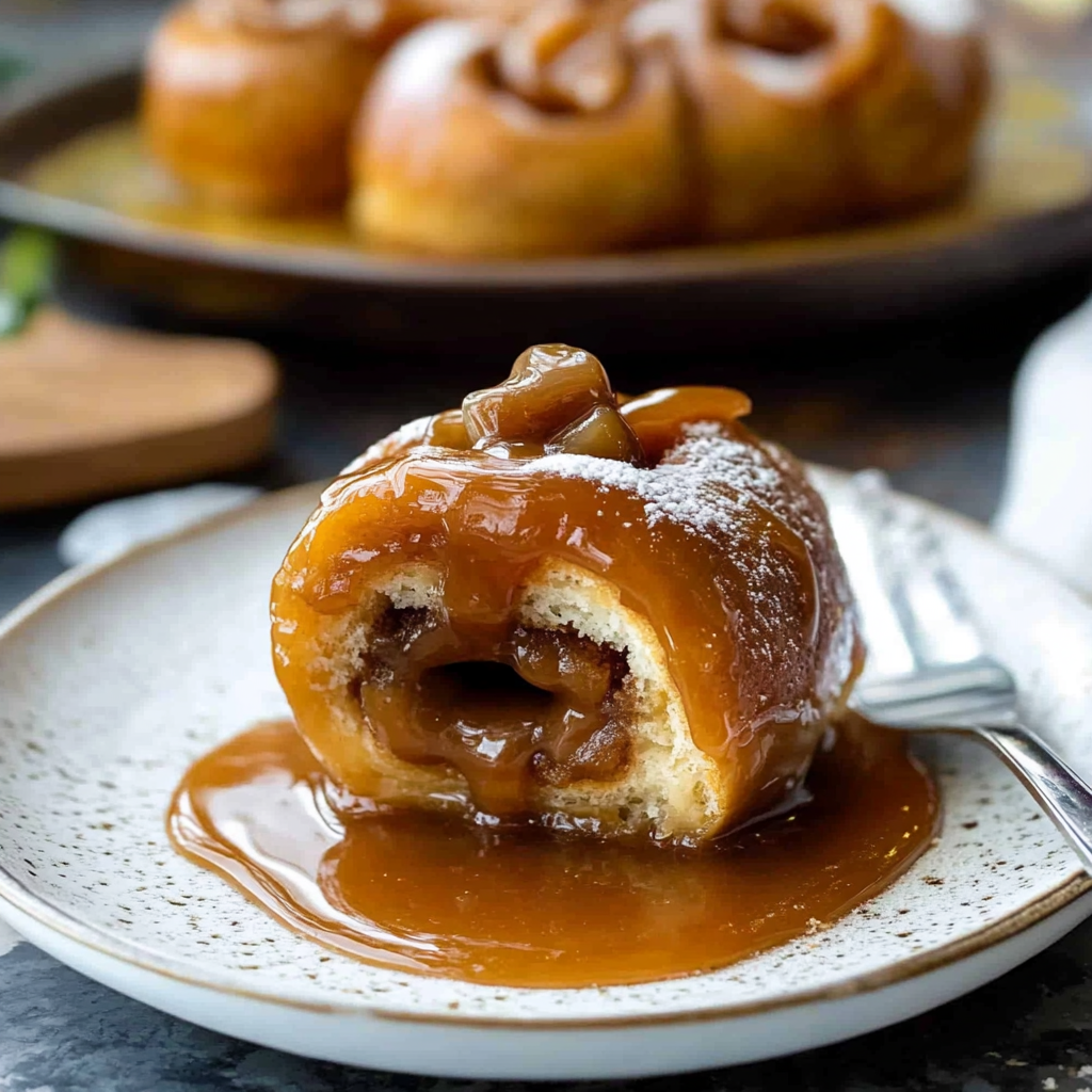Recipe preparation for caramel rolls