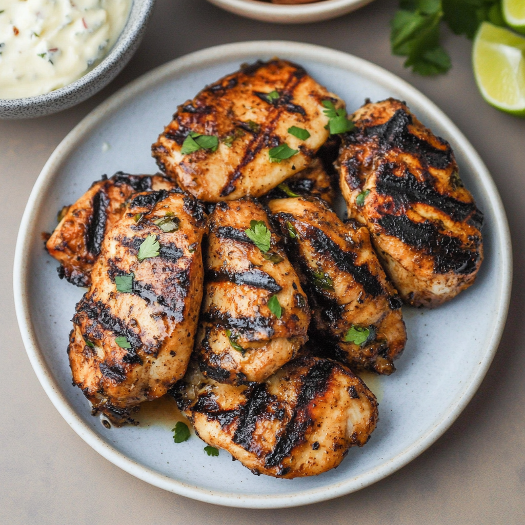 Recipe preparation for greek yogurt marinated chicken
