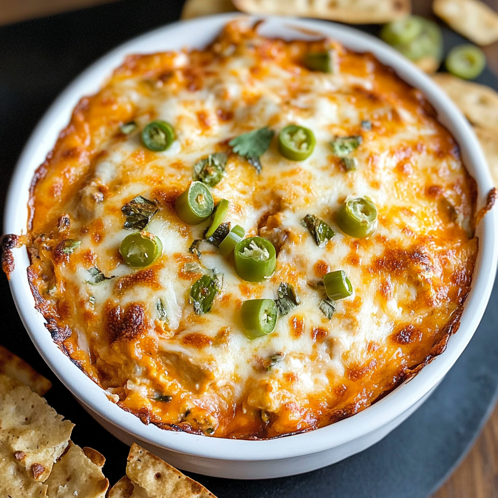 Recipe preparation for buffalo chicken dip
