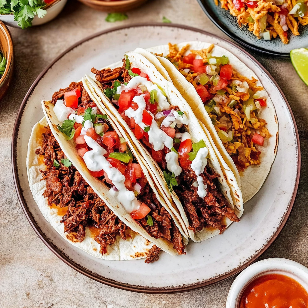 Recipe preparation for beef tacos