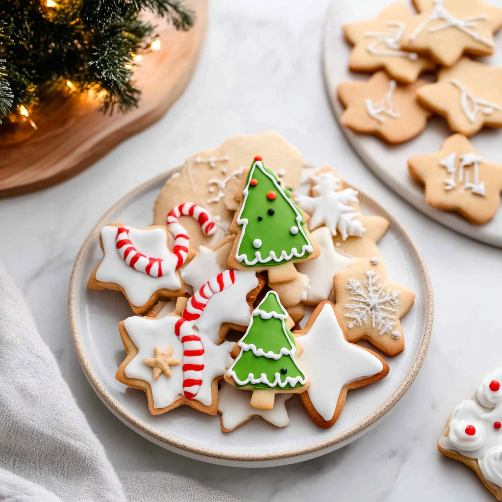 Recipe preparation for sugar cookies christmas