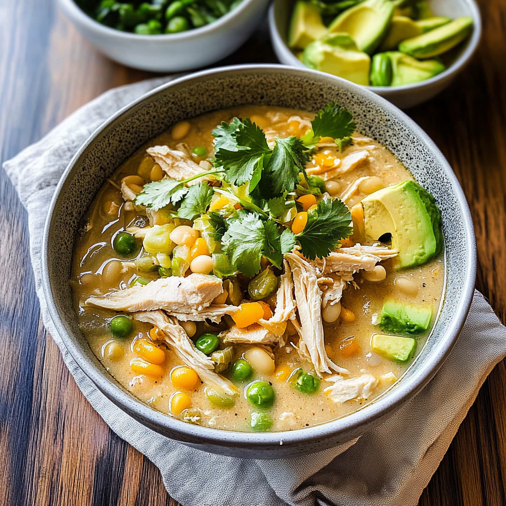 Recipe preparation for white chicken chili