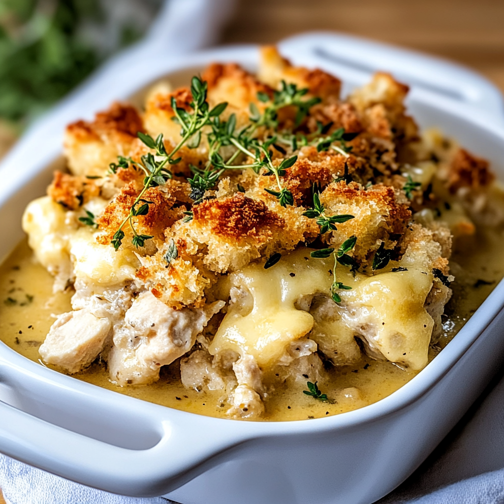 Recipe preparation for chicken stuffing bake