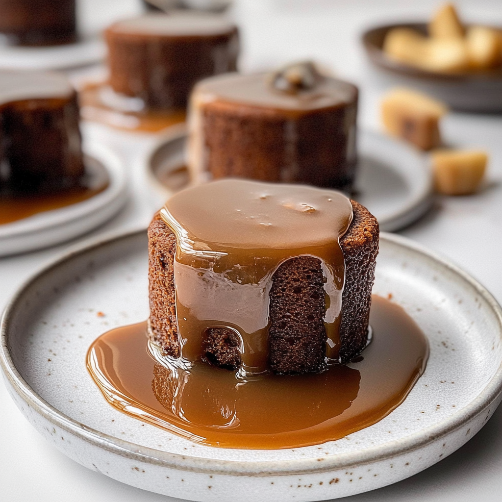 Recipe preparation for sticky toffee pudding