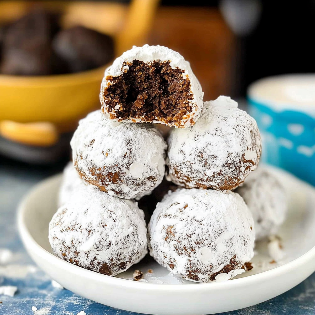 Recipe preparation for snowball cookies