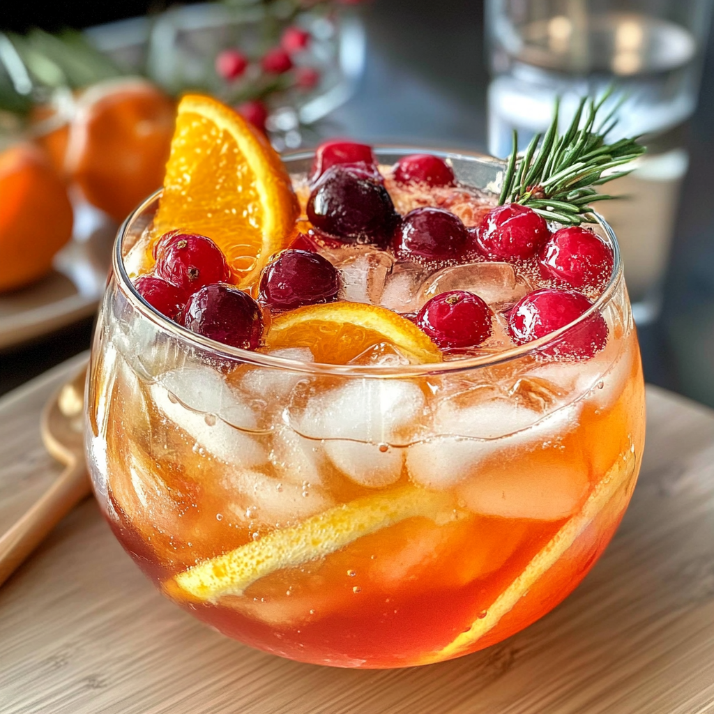 Recipe preparation for Easy Holiday Punch Recipe