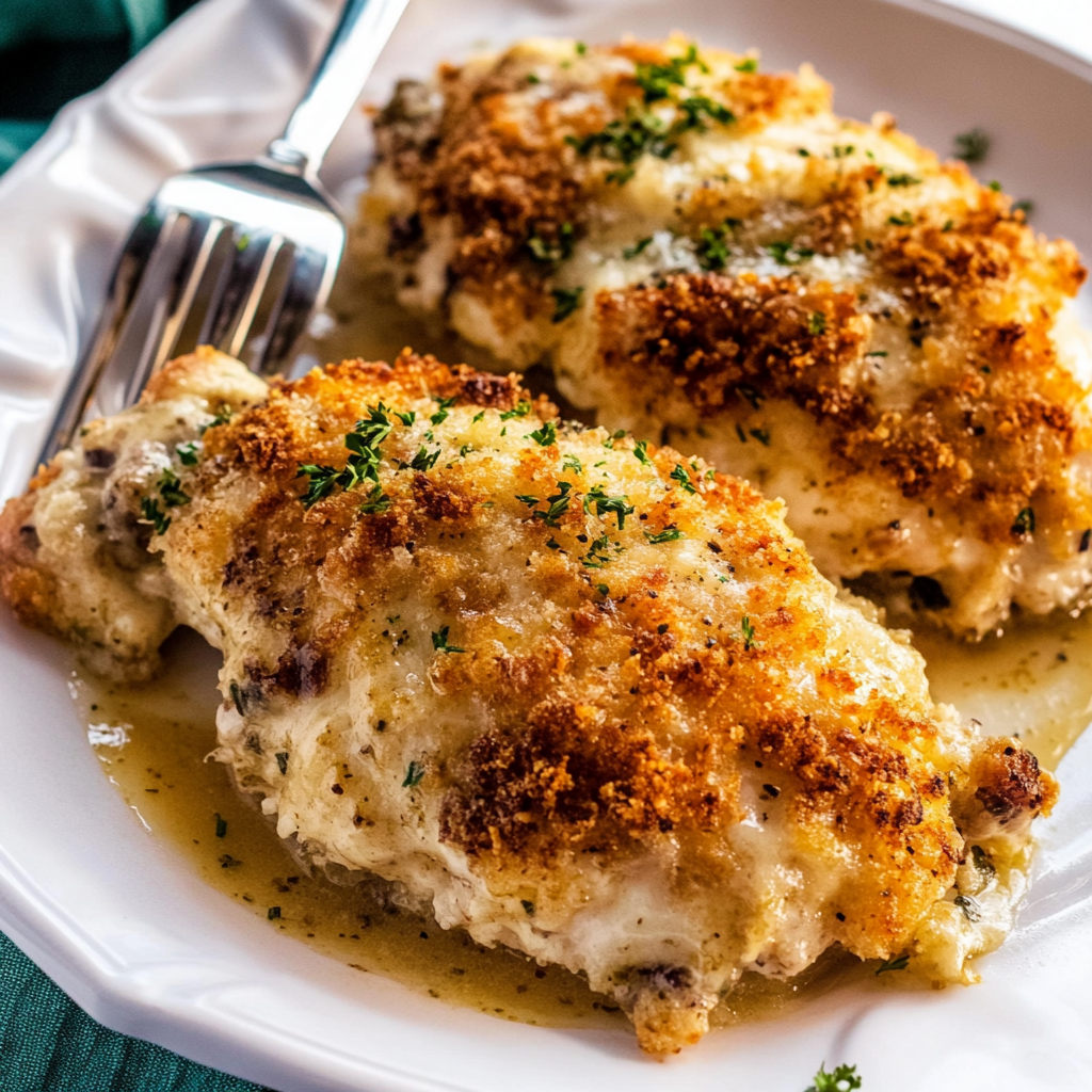 Recipe preparation for longhorn parmesan crusted chicken
