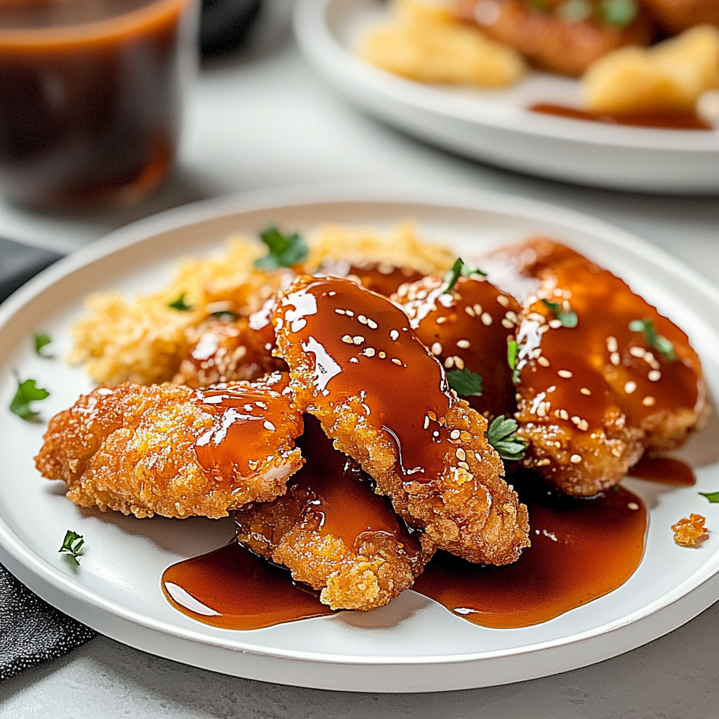 Recipe preparation for hot honey chicken