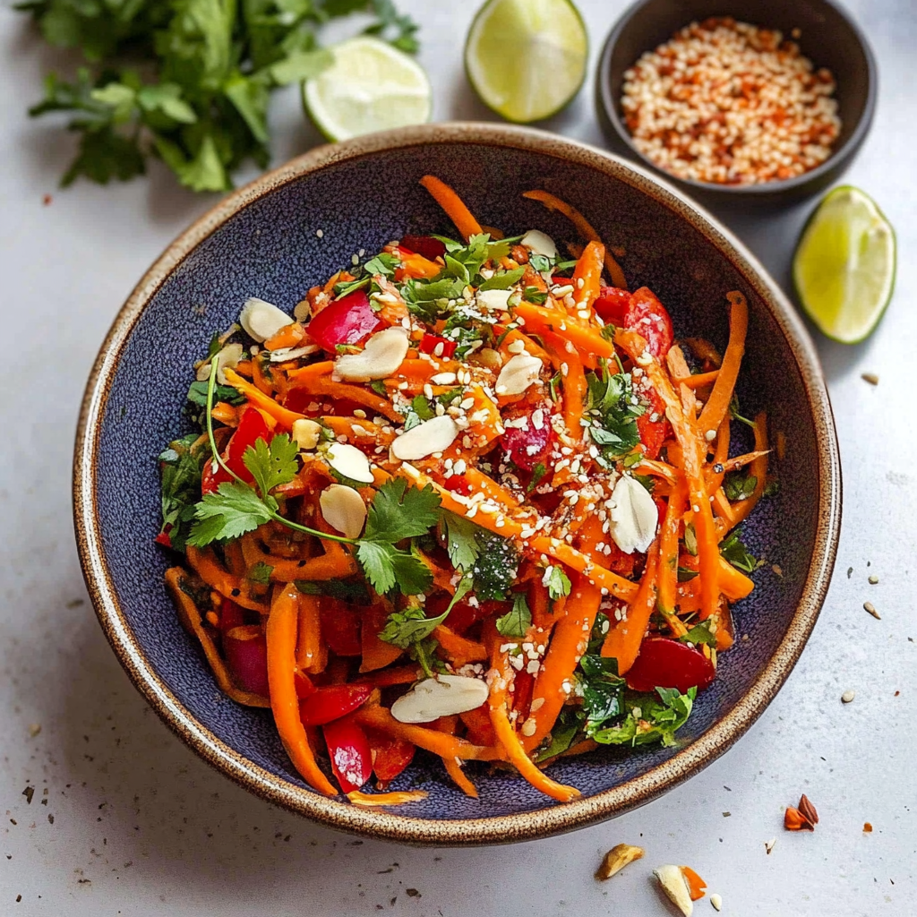 Recipe preparation for Carrot Salad