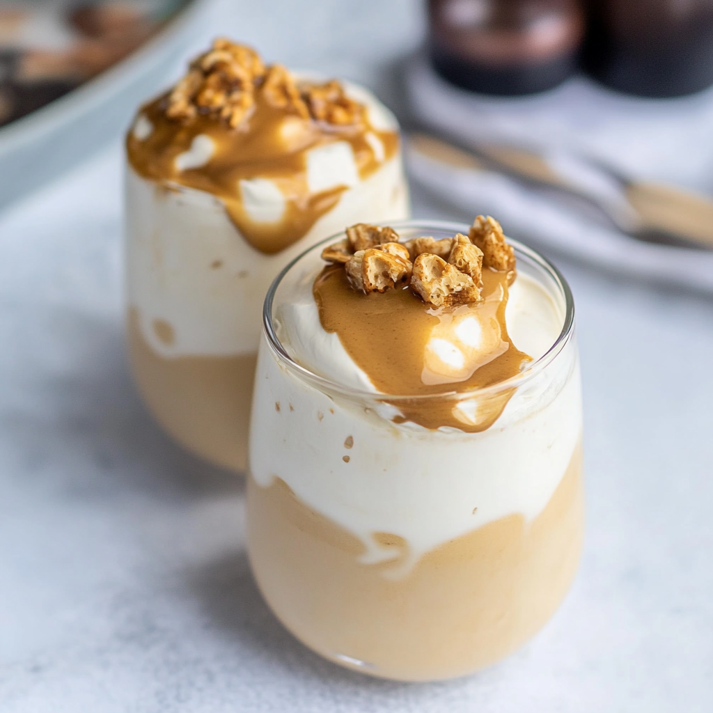 Recipe preparation for whipped coffee