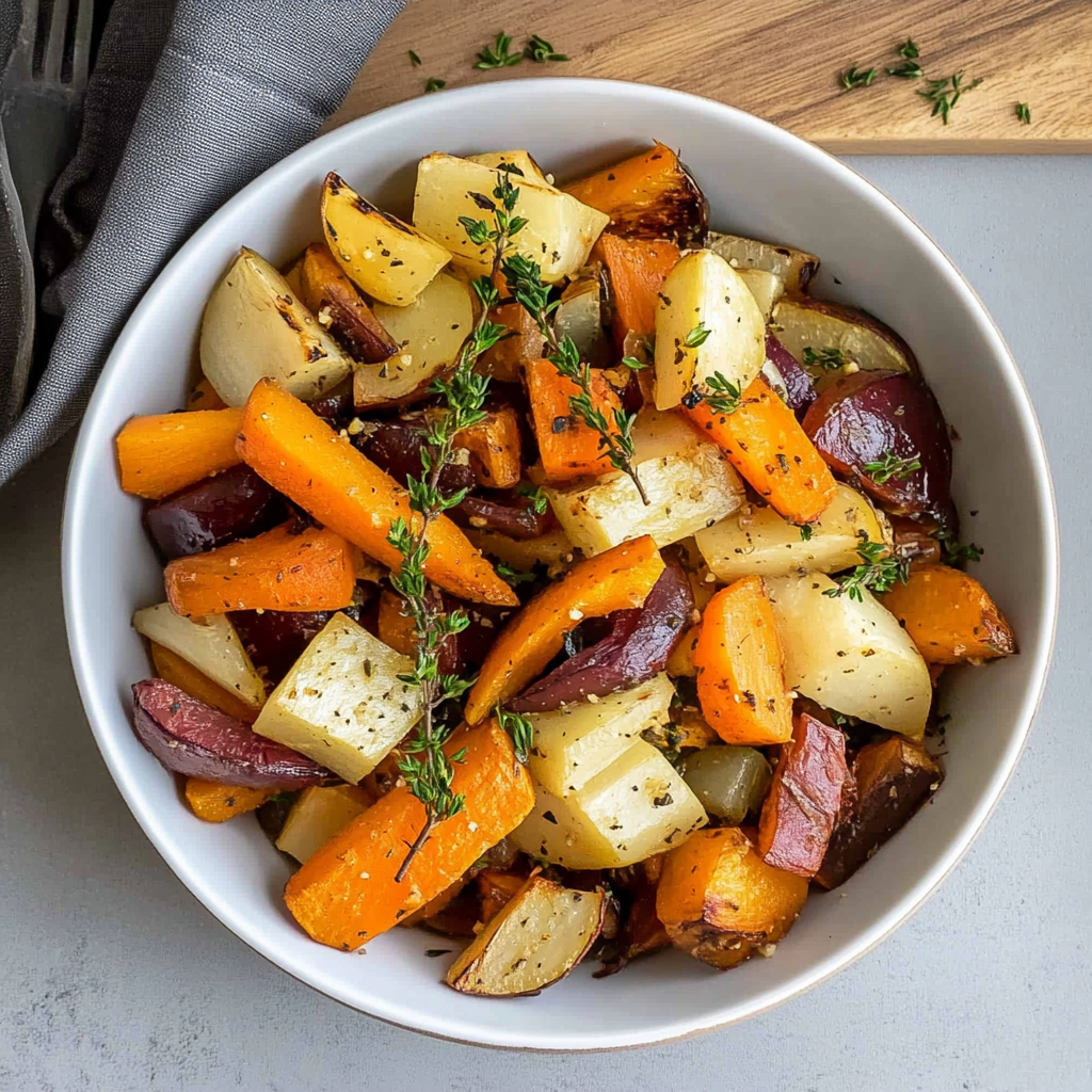 Recipe preparation for root vegetables recipe