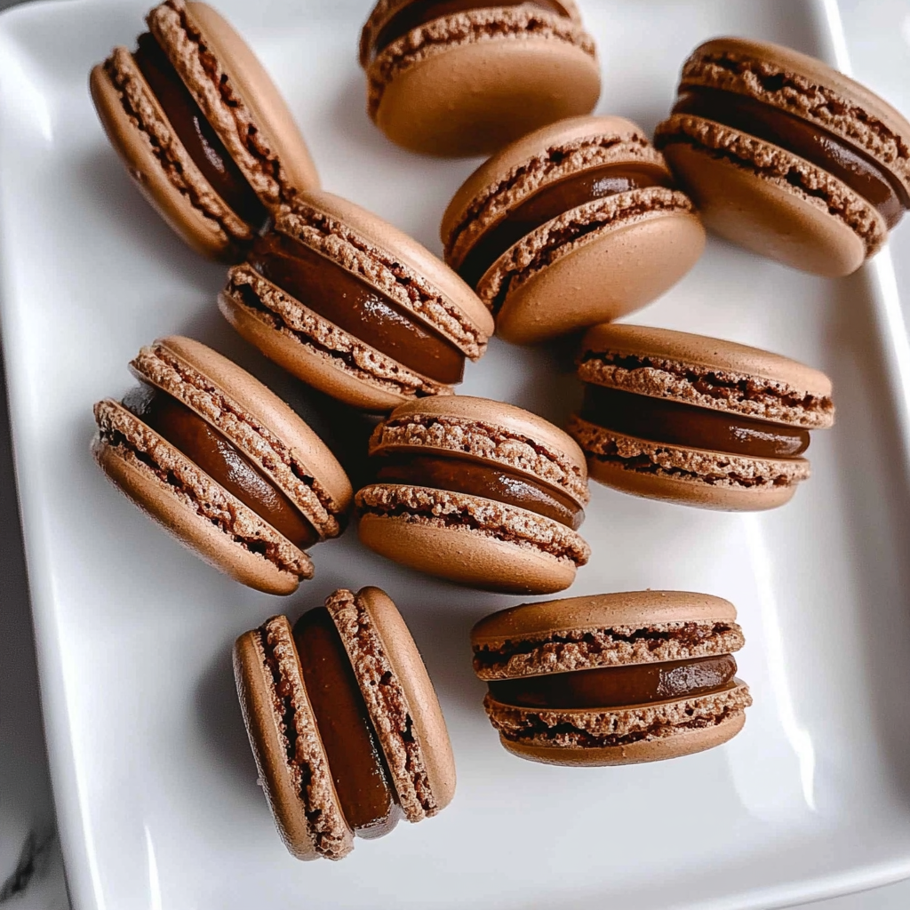Recipe preparation for Chocolate Macarons