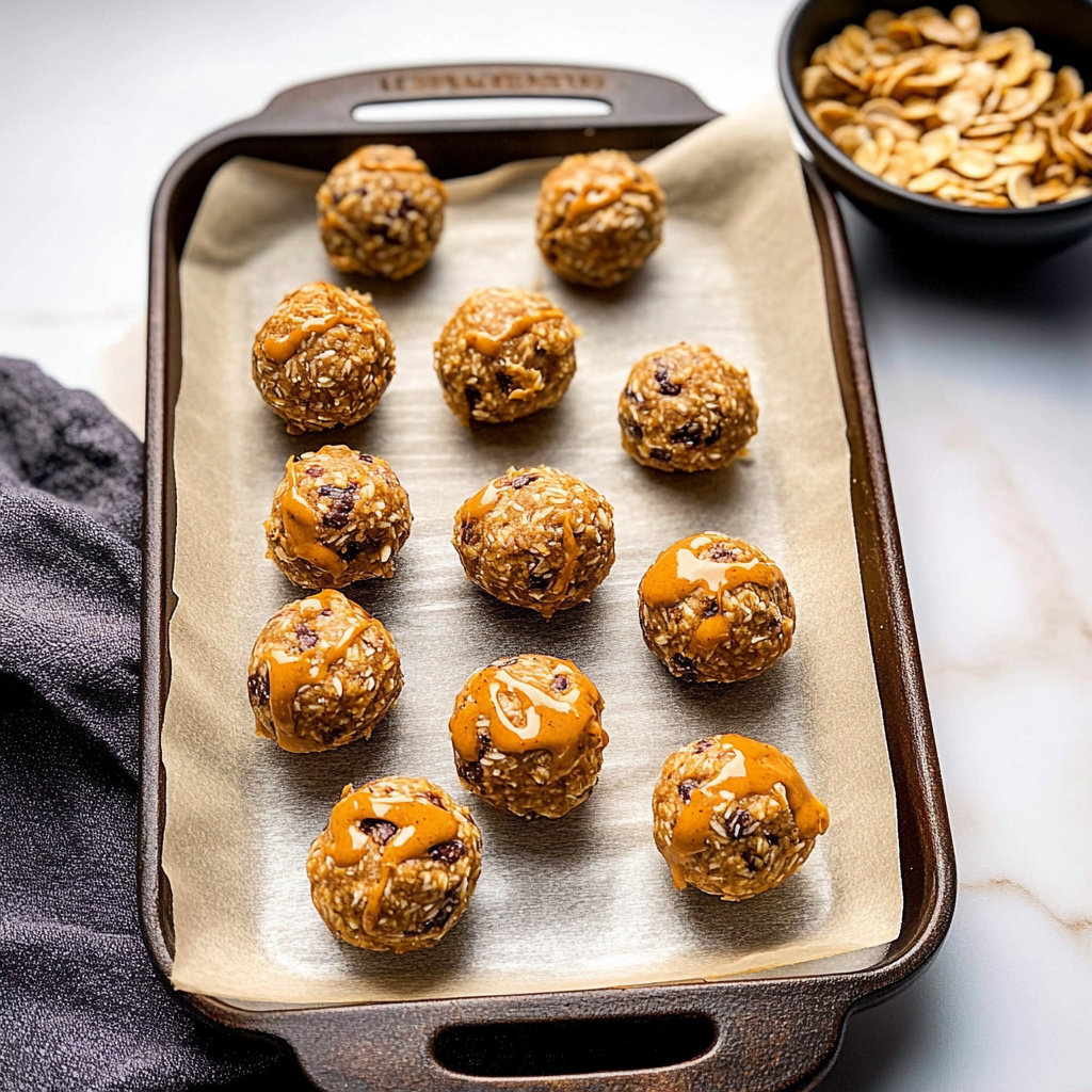 Recipe preparation for peanut butter energy balls