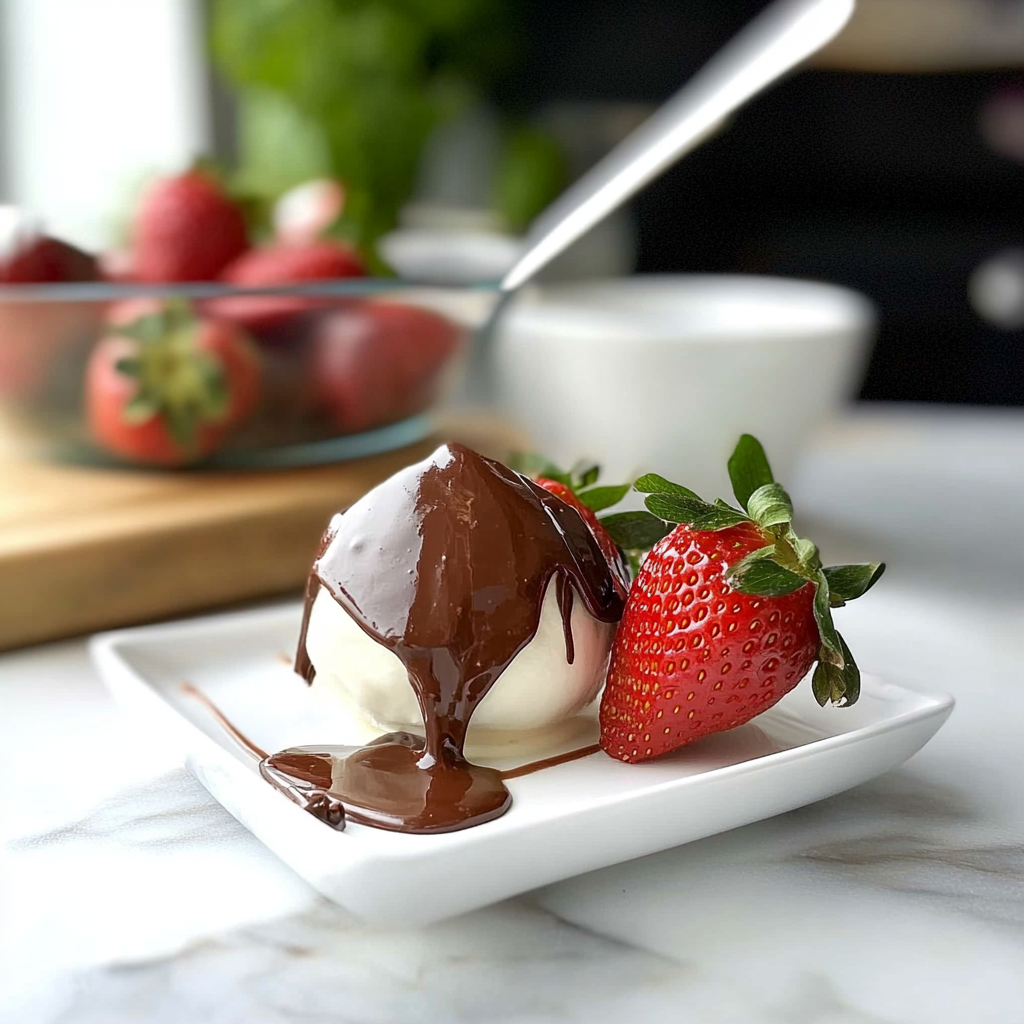 Recipe preparation for Chocolate Covered Strawberries