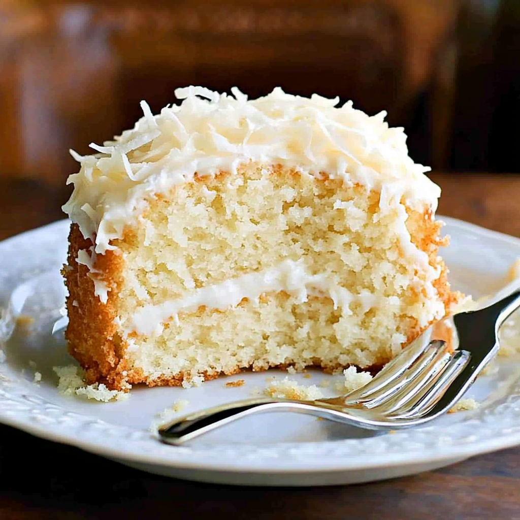 Recipe preparation for coconut cake