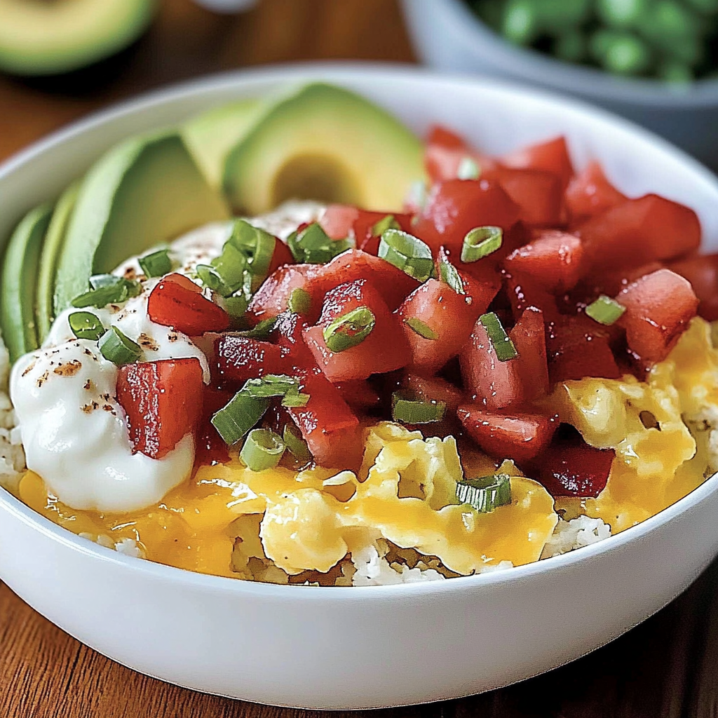 Recipe preparation for High Protein Breakfast Bowl recipe