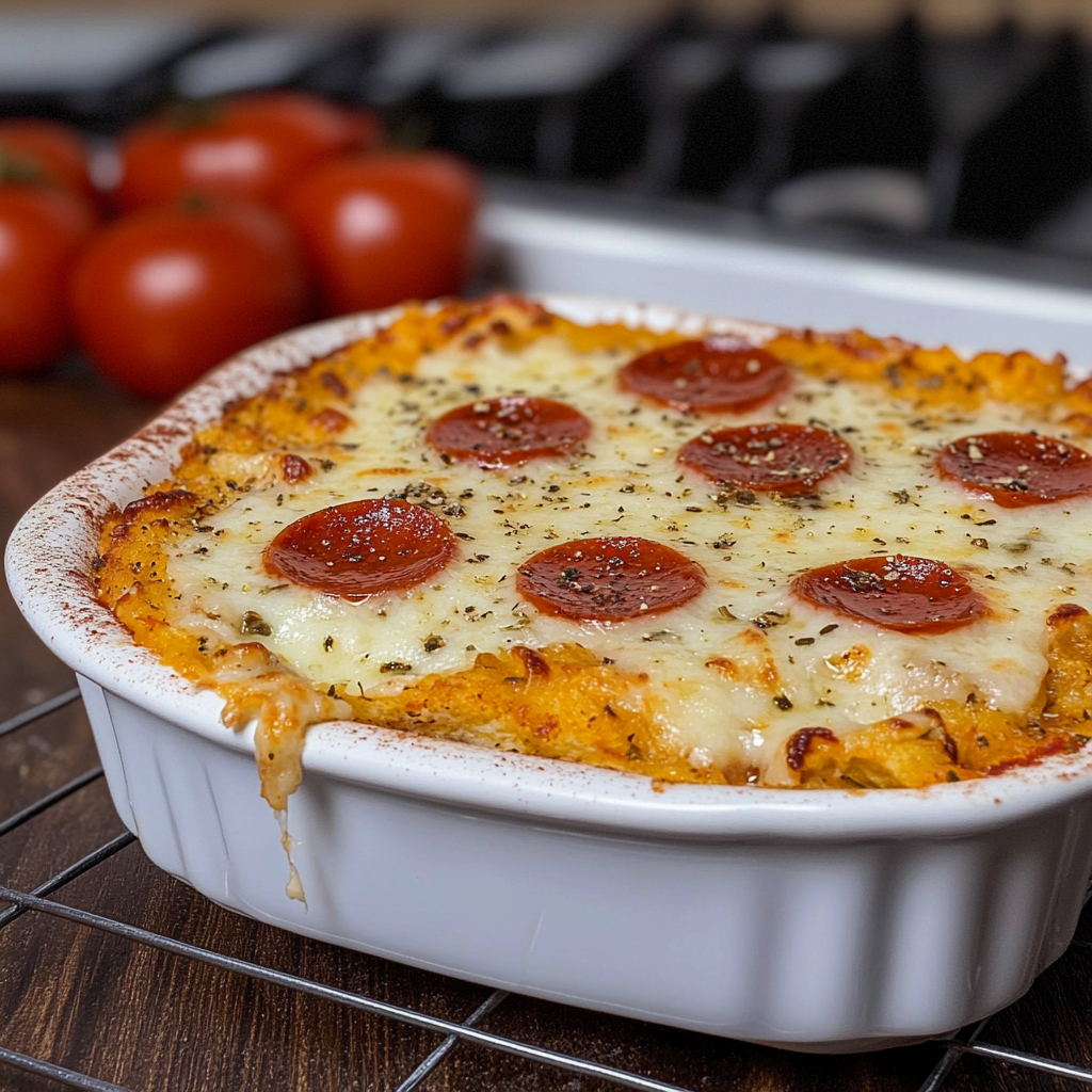 Recipe preparation for Cottage Cheese Pizza Bowl
